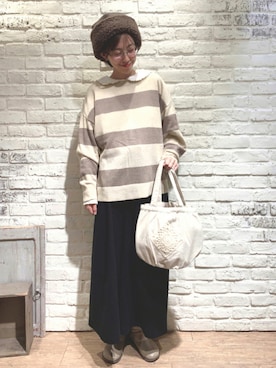 なかごう まいさん（レディース・162cm）の秋コーディネート