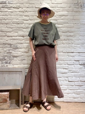 なかごう まいさん（レディース・162cm）の夏コーディネート