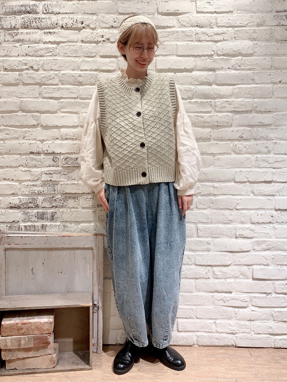 カシラ　LE LAVAGE　ヘアバンド　ユニクロ　サマンサモスモス　ニコアンド Samansa Mos2（サマンサ モスモス）スラブ起毛ロゴ刺繍