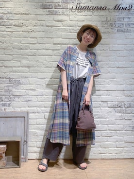 なかごう まいさん（レディース・162cm）の夏コーディネート