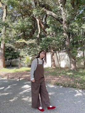 「ニコアンド」｜「アイテム（パンプス）」を使った、海田希美さん（レディース・160cm）の秋コーディネート