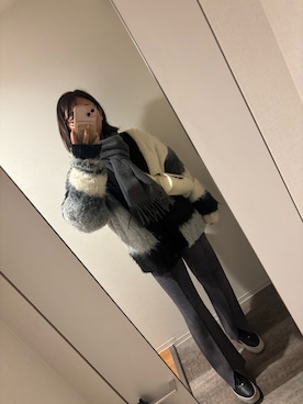 「UN3D.（アンスリード）のアイテム」を使った、Risa Sikamaruさん（レディース・161cm）の春コーディネート