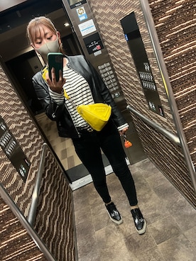 「カラー×コーデ」｜「アイテム（パンツ）」を使った、Risa Sikamaruさん（レディース・160cm）の夏コーディネート