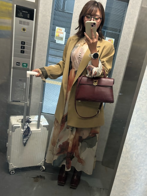 Ameri（アメリ）の「UNDRESSED AMELIA INK ART DRESS（ワンピース