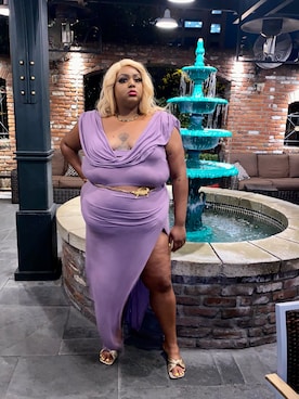 「USA」｜Imani Alicia Smithさん（レディース・175cm）の夏コーディネート