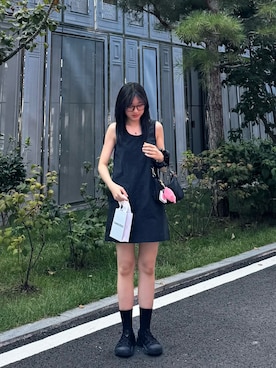 「KEEN（キーン）のアイテム（サンダル、ブラック系）」を使った、TYさん（レディース・159cm）の秋コーディネート