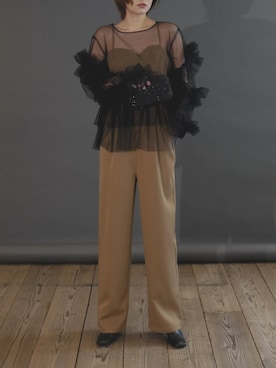 「darial（ダリアル）のアイテム（ドレス）」を使った、darialさん（レディース・160cm）の春コーディネート