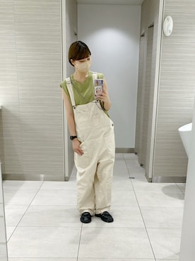 「moment+（モーメントプラス）のアイテム（サンダル）」を使った、まいこはーんさん（レディース・159cm）の夏コーディネート