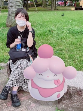 「WALL（ウォール）のアイテム」を使った、まいこはーんさん（レディース・159cm）の夏コーディネート