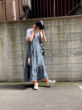 「mikke（ミッケ）のアイテム」を使った、まいこはーんさん（レディース・159cm）の春コーディネート