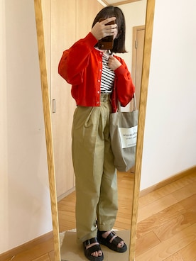 遠藤さん（レディース・158cm）の夏コーディネート