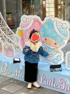 「BREEZE（ブリーズ）のアイテム」を使った、Sunさん（レディース・155cm）の冬コーディネート