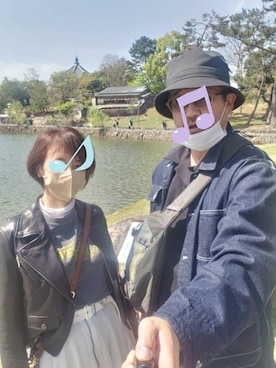 「SNIDEL（スナイデル）のアイテム（ライダースジャケット）」を使った、Sunさん（レディース・155cm）の春コーディネート