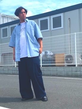 「Moonage Devilment（ムーンエイジデビルメント）のアイテム」を使った、jさん（メンズ・172cm）の夏コーディネート
