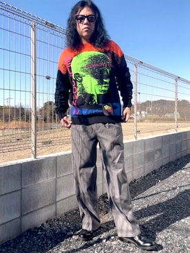 「Ray-Ban（レイバン）のアイテム」を使った、jさん（メンズ・172cm）の冬コーディネート