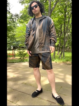 「Moonage Devilment（ムーンエイジデビルメント）のアイテム」を使った、jさん（メンズ・172cm）の春コーディネート