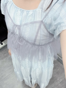 「アイテム（その他トップス）」を使った、andidilianさん（レディース・157cm）の夏コーディネート