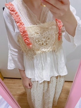 「Handmade（ハンドメイド）のアイテム」を使った、andidilianさん（レディース・157cm）の夏コーディネート