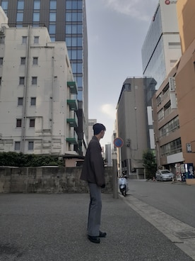「ソエルテ」｜かいさん（メンズ・170cm）の春コーディネート