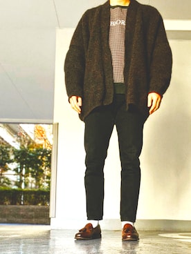 「Simon Miller（サイモン・ミラー）のアイテム（パンツ）」を使った、dris1991さん（メンズ・174cm）の冬コーディネート