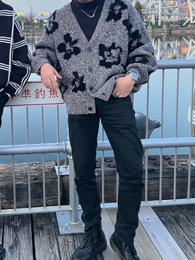 「アイテム（その他トップス）」を使った、レイヤさん（メンズ・180cm）の春コーディネート