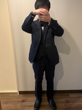 「アイテム（フォーマルスーツ/小物）」を使った、kutta2700さん（メンズ・165cm）の秋コーディネート