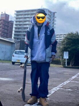 「ROTHCO（ロスコ）のアイテム（キャップ）」を使った、Shoさん（メンズ・168cm）の冬コーディネート