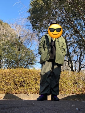 「ROTHCO（ロスコ）のアイテム（キャップ）」を使った、Shoさん（メンズ・168cm）の冬コーディネート