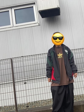 「Supreme （シュプリーム）のアイテム（ナイロンジャケット）」を使った、Shoさん（メンズ・168cm）の春コーディネート