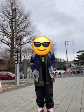 「ROTHCO（ロスコ）のアイテム（キャップ）」を使った、Shoさん（メンズ・168cm）の冬コーディネート