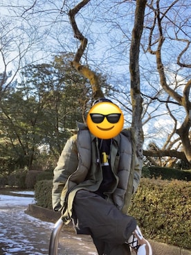 「ROTHCO（ロスコ）のアイテム（キャップ）」を使った、Shoさん（メンズ・168cm）の冬コーディネート