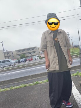 「SUBWARE（サブウェア）のアイテム」を使った、Shoさん（メンズ・168cm）の夏コーディネート