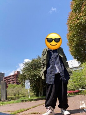 「ごきげんウィーク」｜「アイテム（その他トップス）」を使った、Shoさん（メンズ・168cm）の春コーディネート