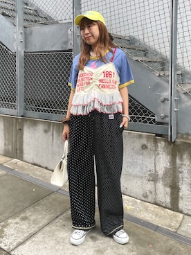 momoさん(レディース・160cm)の夏コーディネート