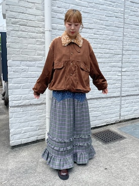 「HELLO.SANFRANCISCO（ハローサンフランシスコ）のアイテム」を使った、momoさん（レディース・160cm）の夏コーディネート