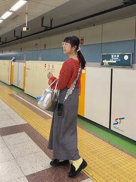 momoさん（レディース・160cm）の春コーディネート