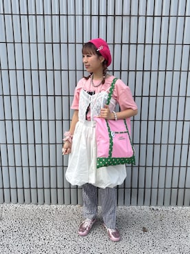 momoさん（レディース・160cm）の夏コーディネート