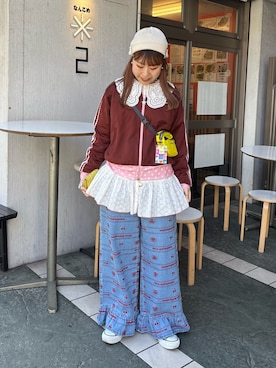 「HELLO.SANFRANCISCO（ハローサンフランシスコ）のアイテム」を使った、momoさん（レディース・160cm）の春コーディネート