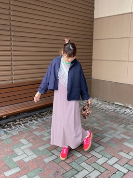 momoさん（レディース・160cm）の春コーディネート