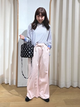 momoさん（レディース・160cm）の春コーディネート