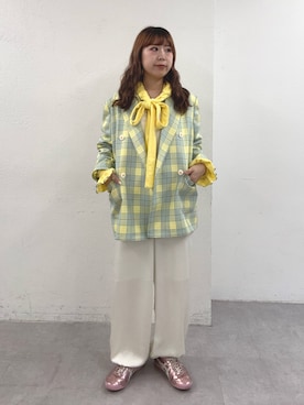 momoさん（レディース・160cm）の冬コーディネート