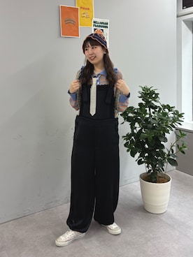 「HELLO.SANFRANCISCO（ハローサンフランシスコ）のアイテム」を使った、momoさん（レディース・160cm）の春コーディネート