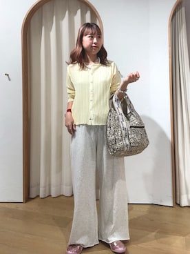 momoさん（レディース・160cm）の秋コーディネート