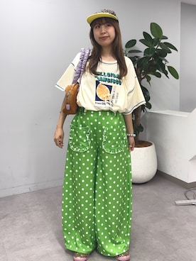 momoさん（レディース・160cm）の夏コーディネート