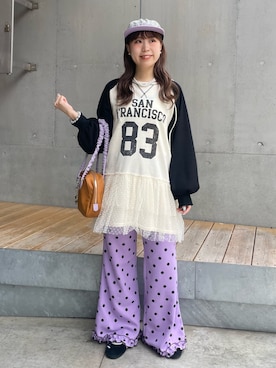 momoさん(レディース・160cm)の夏コーディネート
