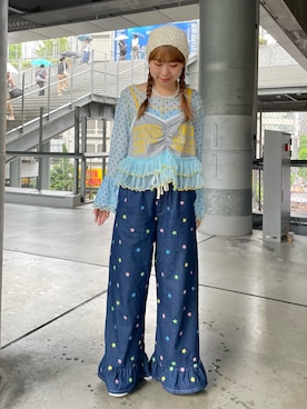 momoさん（レディース・160cm）の夏コーディネート