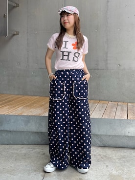 momoさん（レディース・160cm）の夏コーディネート