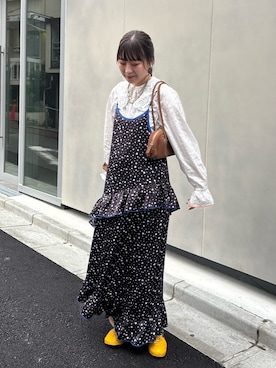 「CIAOPANIC TYPY（チャオパニックティピー）のアイテム（ワンピース/ドレス）」を使った、momoさん（レディース・160cm）の春コーディネート