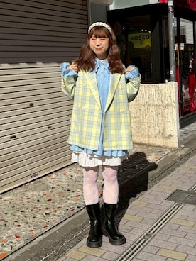 momoさん（レディース・160cm）の春コーディネート