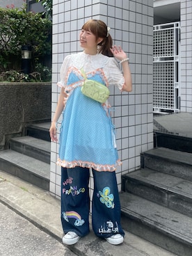 momoさん(レディース・160cm)の夏コーディネート